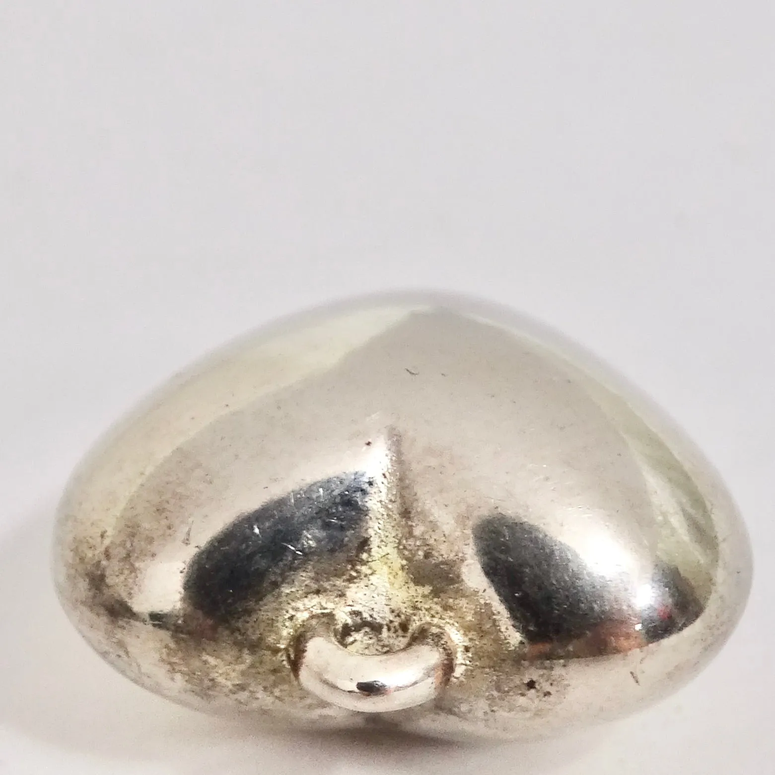 1970s Silver 925 Heart Pendant