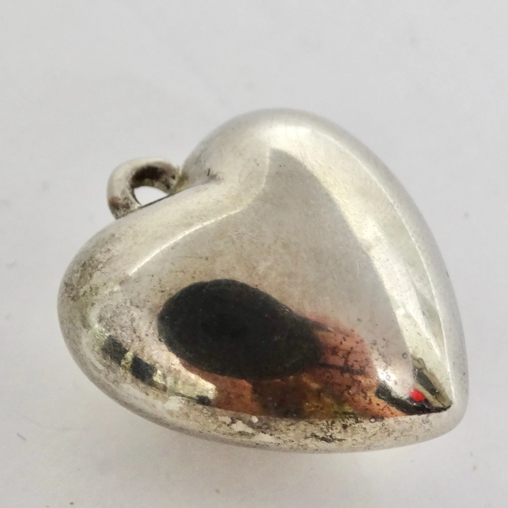 1970s Silver 925 Heart Pendant