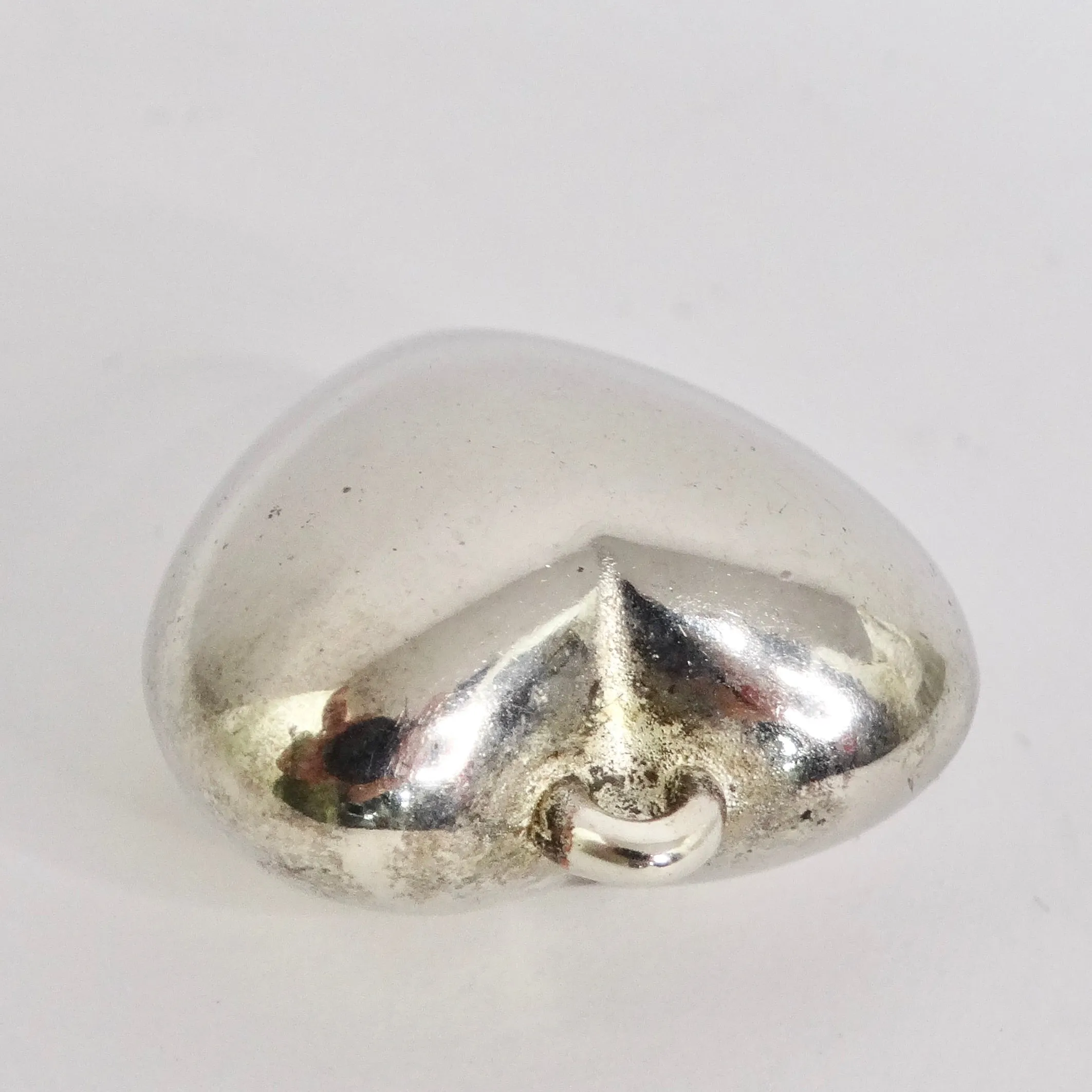 1970s Silver 925 Heart Pendant