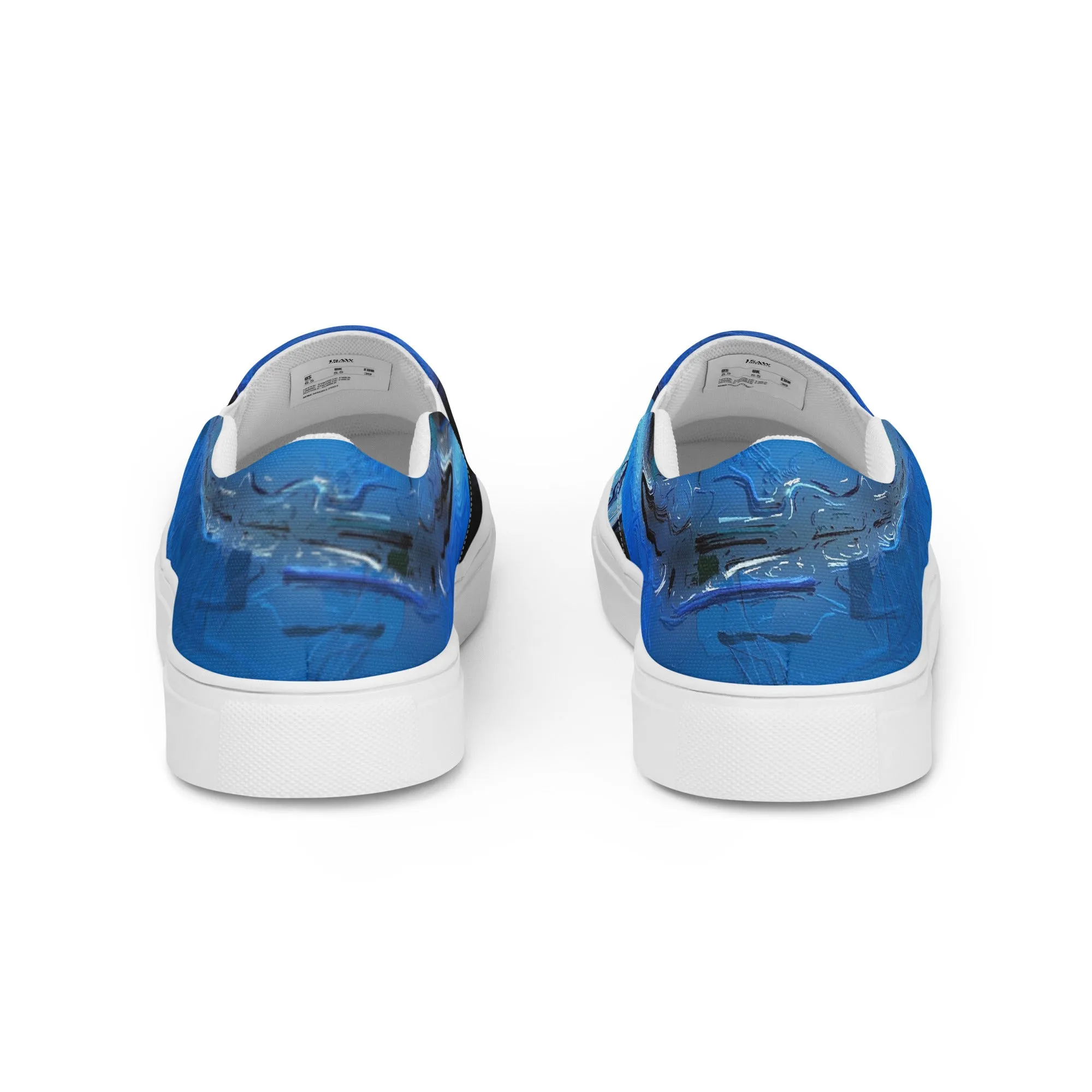 A Drop In The Ocean - Womens Slip-On Canvas Shoes