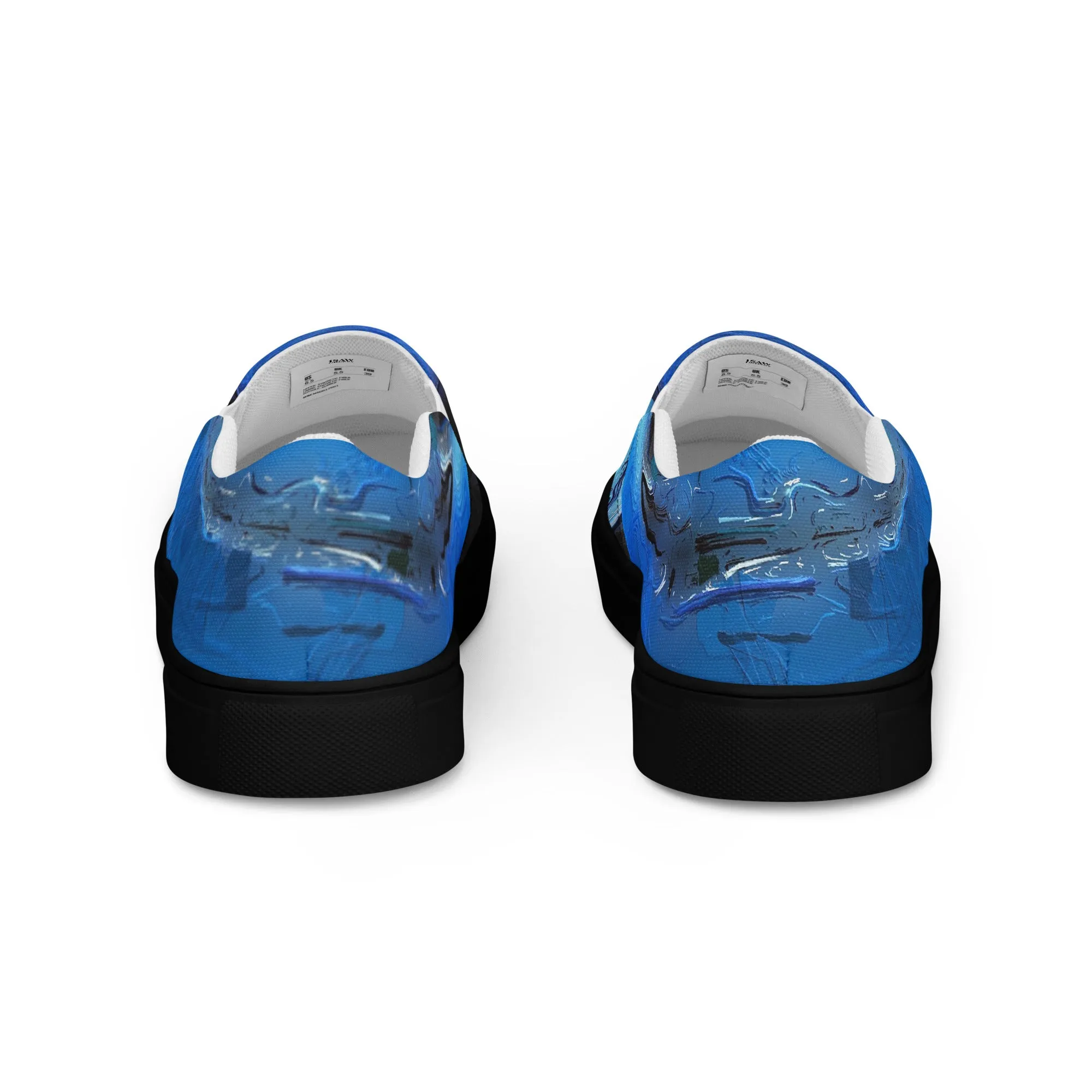 A Drop In The Ocean - Womens Slip-On Canvas Shoes