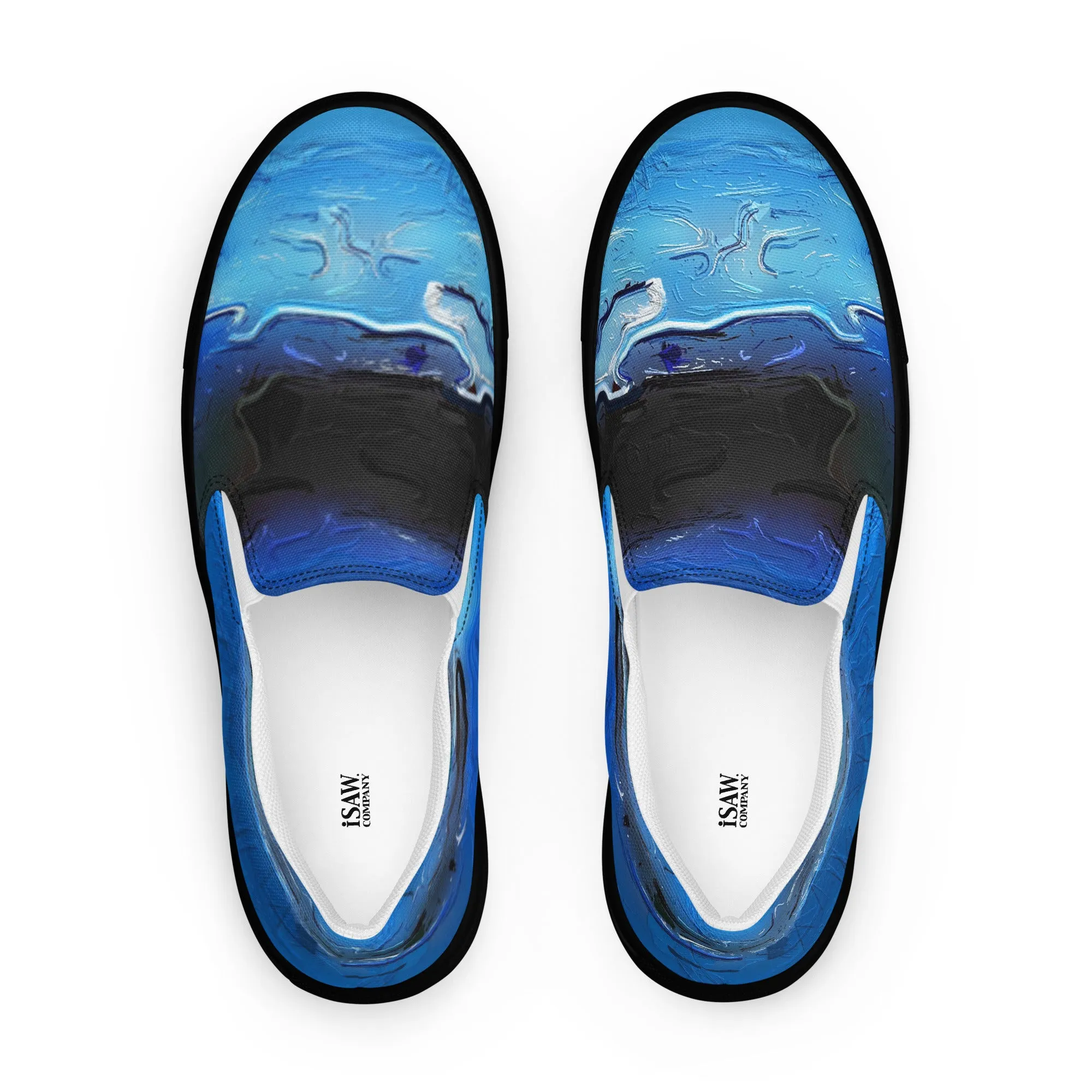 A Drop In The Ocean - Womens Slip-On Canvas Shoes