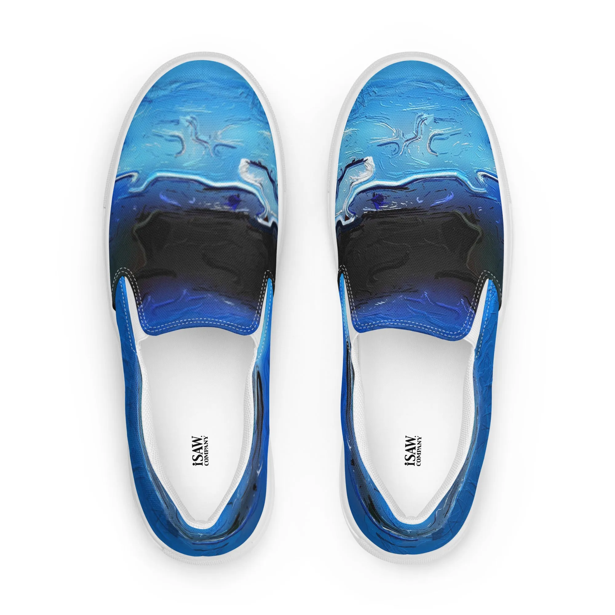 A Drop In The Ocean - Womens Slip-On Canvas Shoes