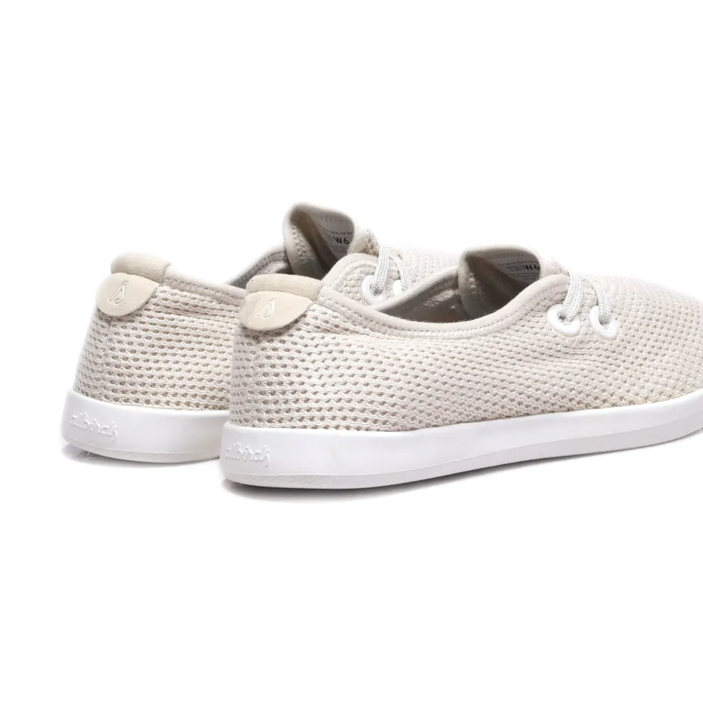 Allbirds Tree Skippers Sport Shoes Fabric Beige Colour For Women