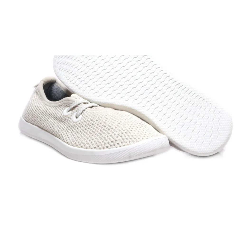 Allbirds Tree Skippers Sport Shoes Fabric Beige Colour For Women