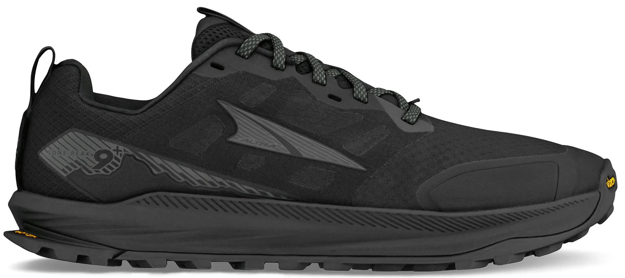 Altra Lone Peak 9  WIDE FIT Mens Trail Running Shoes - Black
