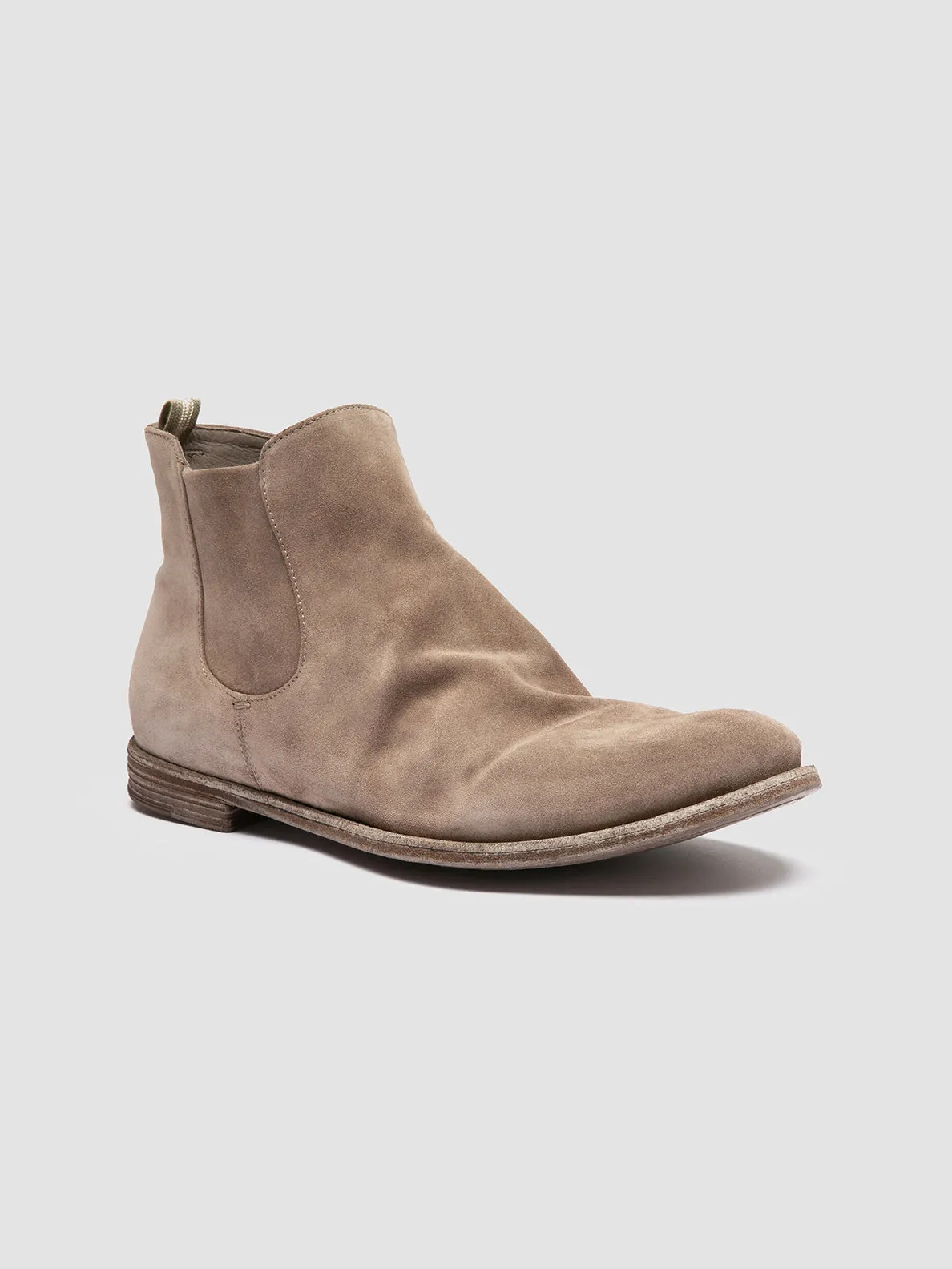ARCHIVE 514 - Grey Suede Zipped Boots