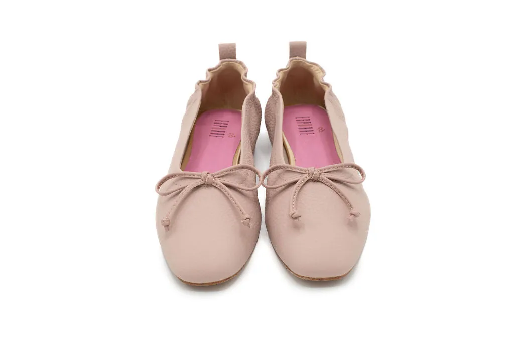 Barney Pink Grainy Leather