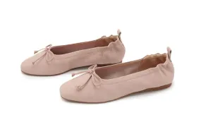 Barney Pink Grainy Leather