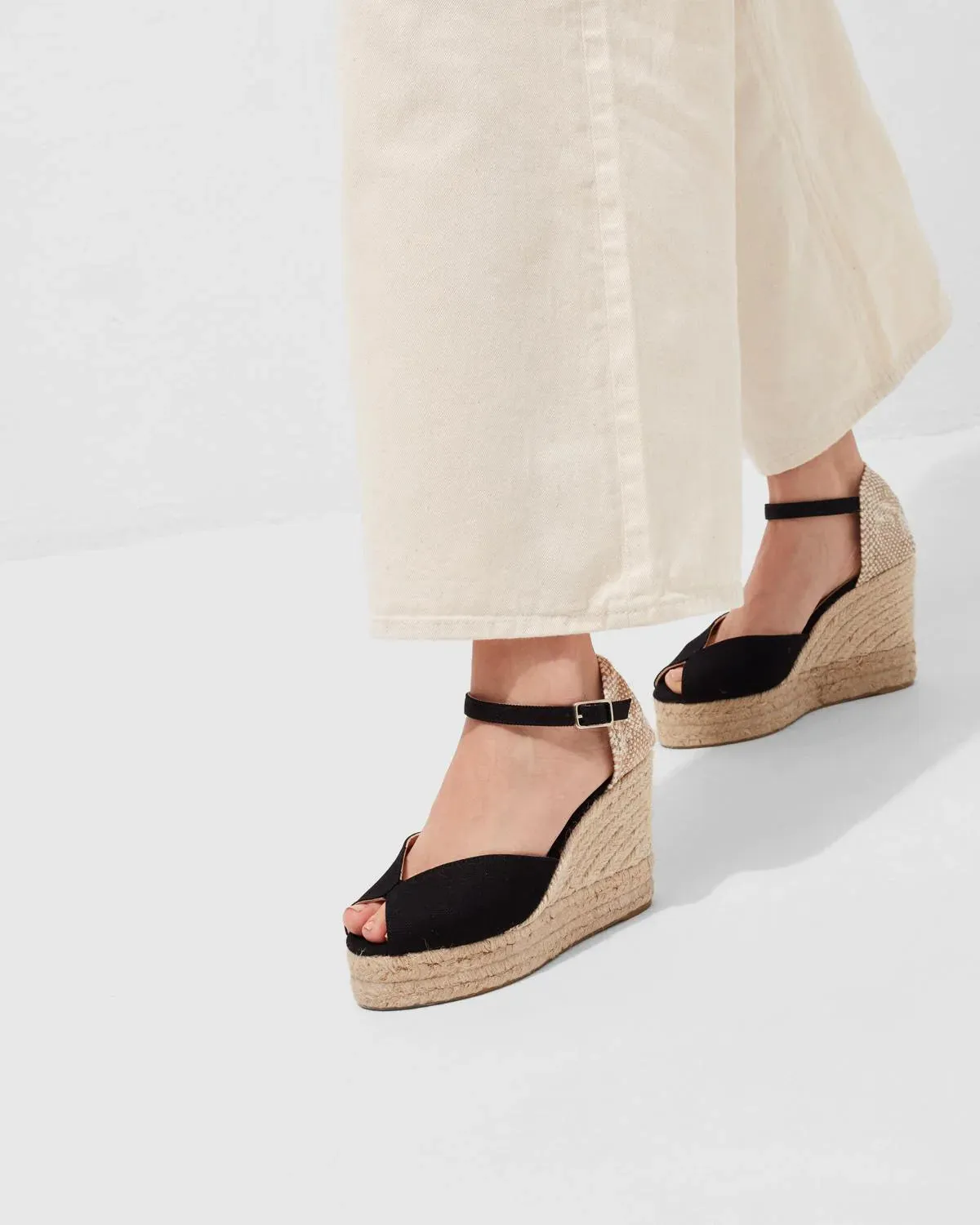 Bianca 8 Black Espadrilles