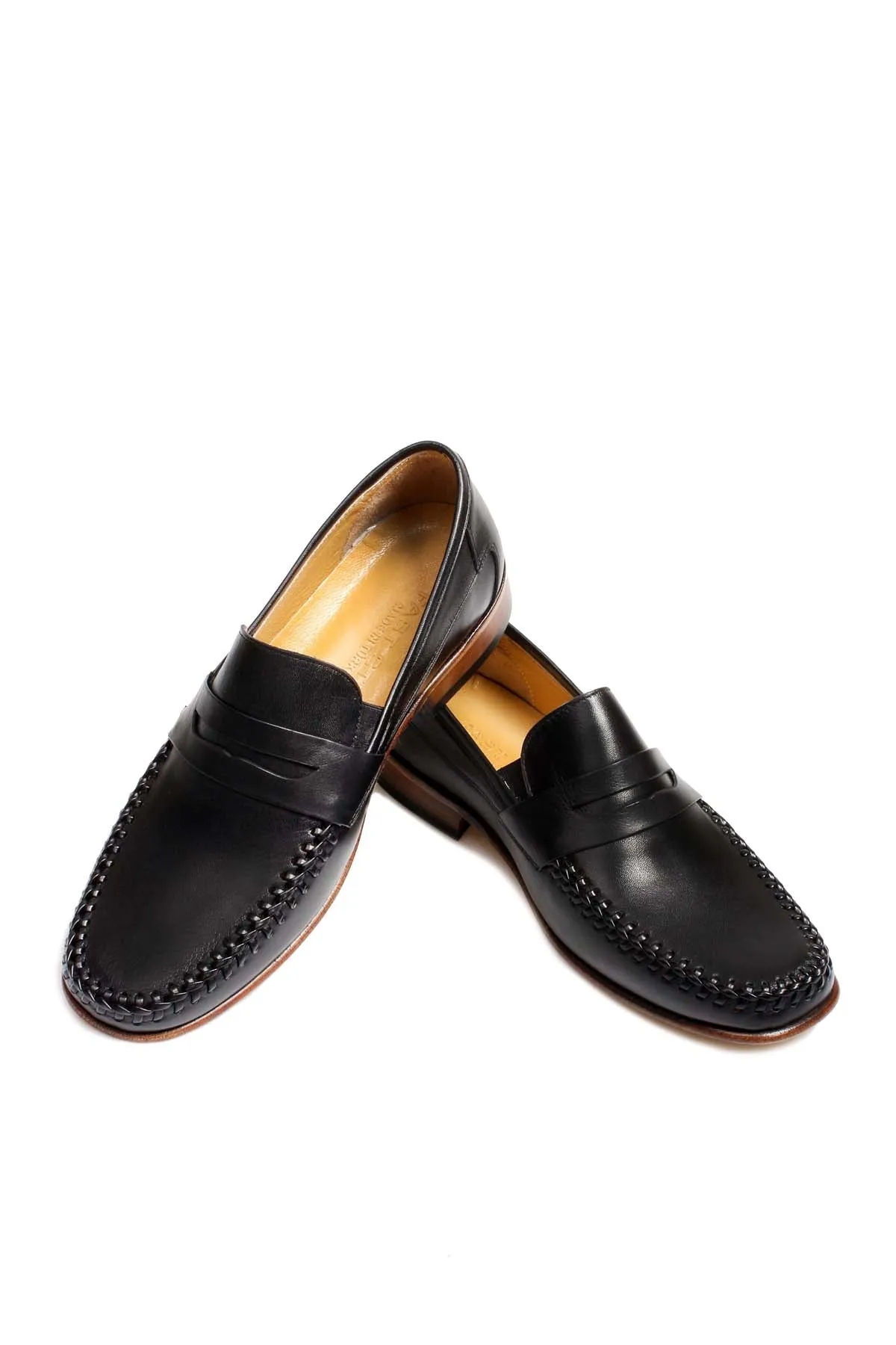 Black Penny Loafers-Wessi