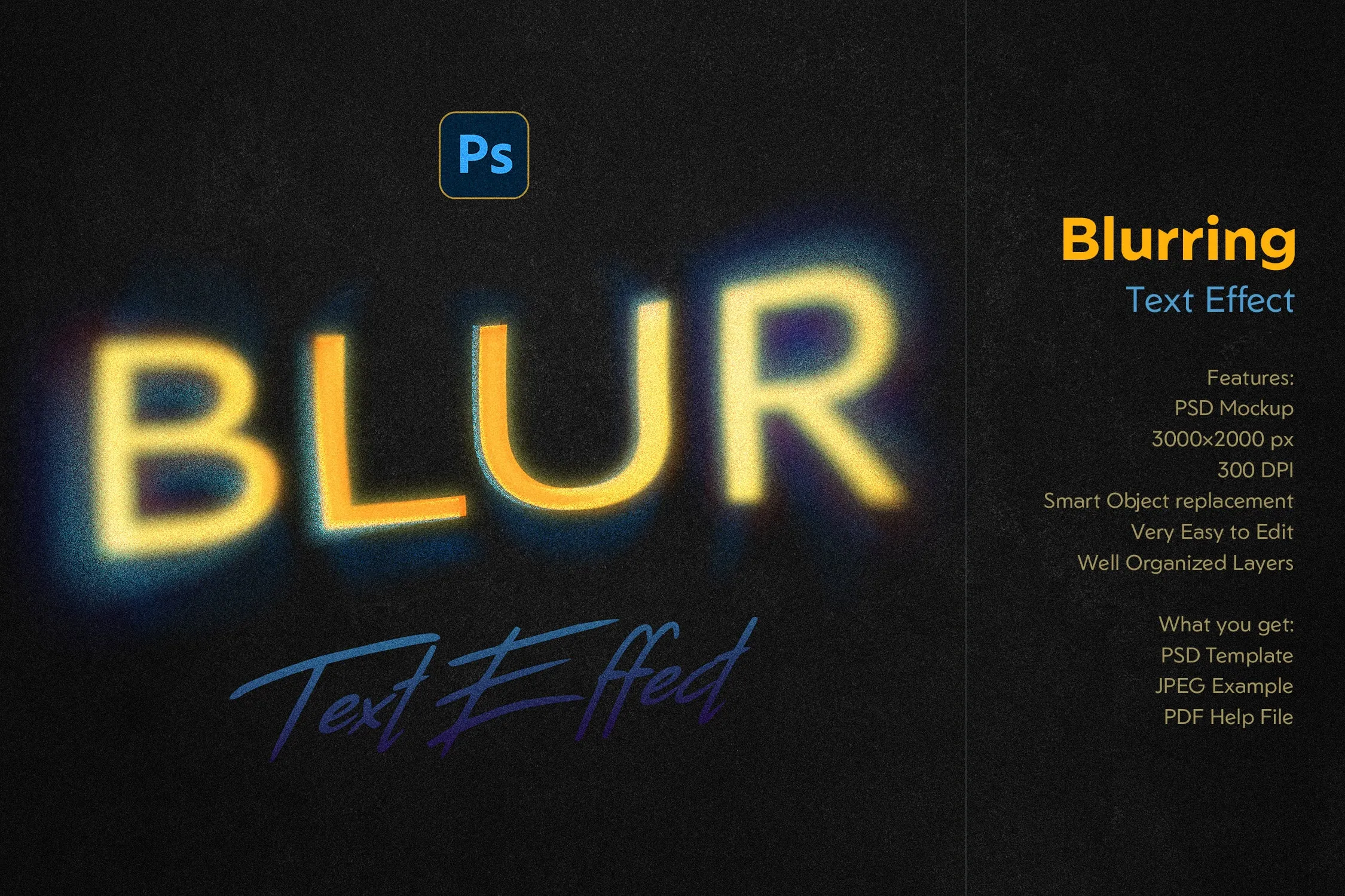 Blurred Text Effect