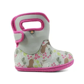 BOGS Baby Boots Woodland Friends Light Gray Mutli
