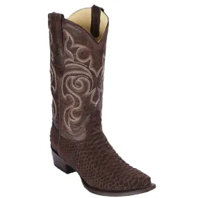Brown Snakeskin Western Boots