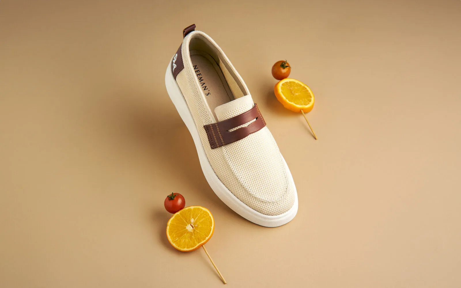 Brunch Loafers : Ivory/Tan