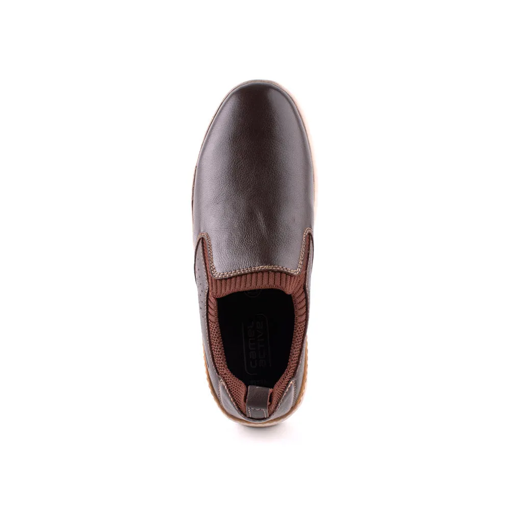 camel active Easy Basic Slip On Shoes Men Dark Coffee NESTA 852403-AM1SV-35 DARK COFFEE