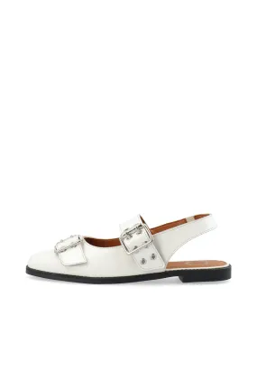 CASDIANA SLING BACK - Off White