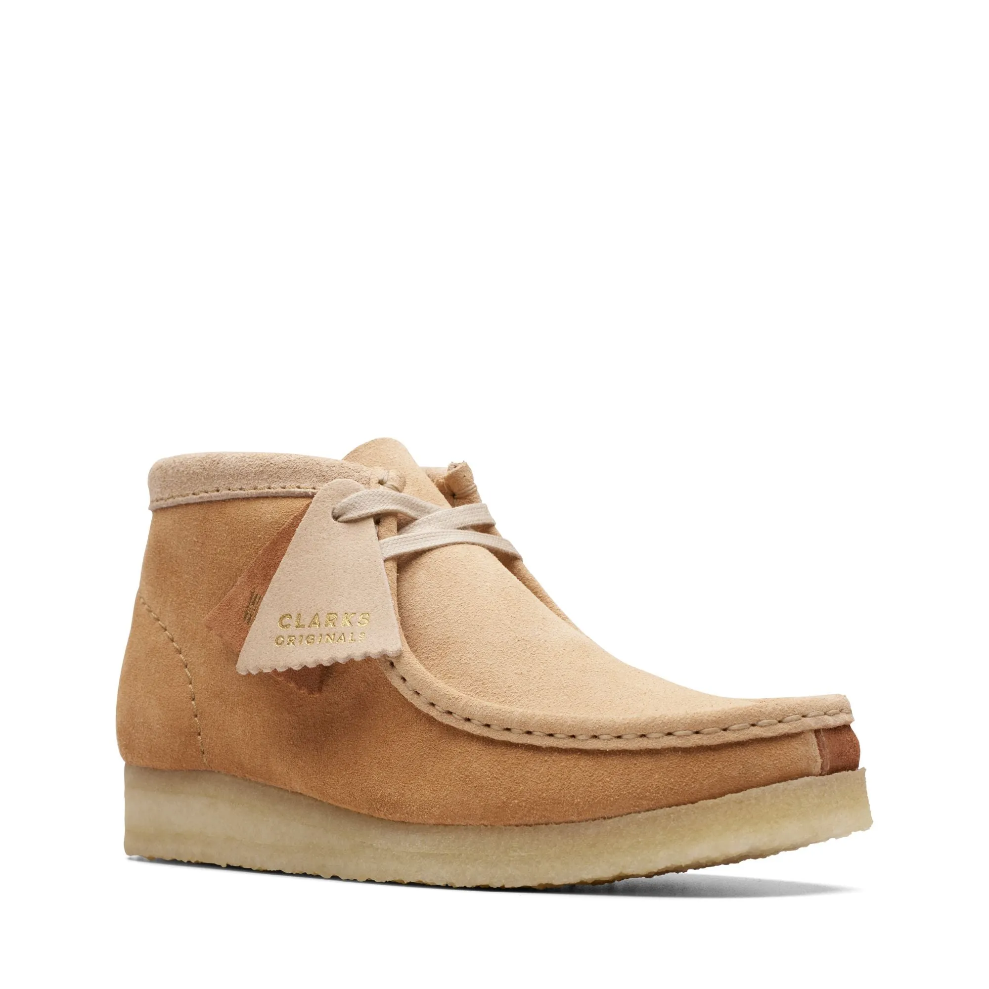 Clarks Originals Wallabee Boot Women’s Tan Combi Leather 26169841