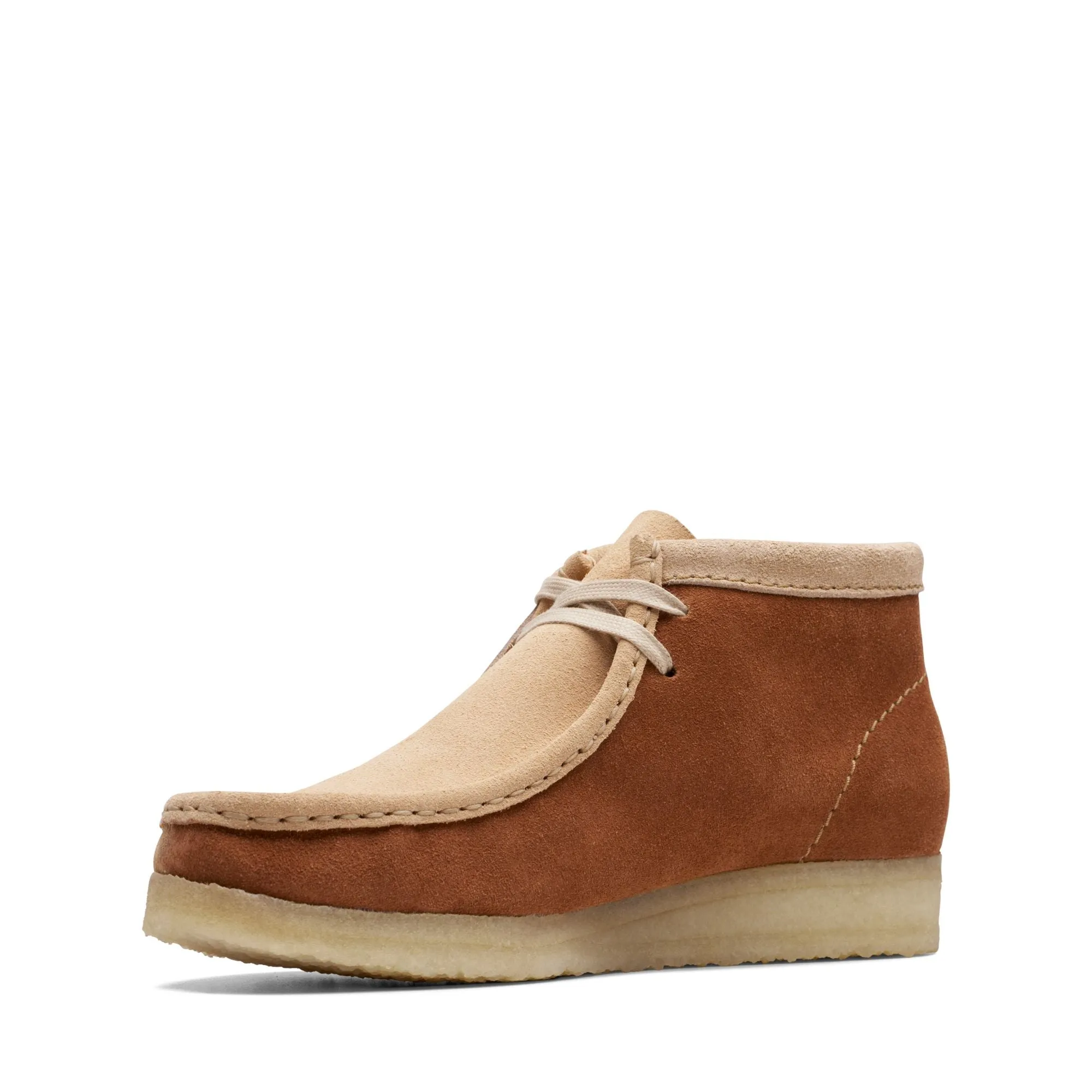 Clarks Originals Wallabee Boot Women’s Tan Combi Leather 26169841