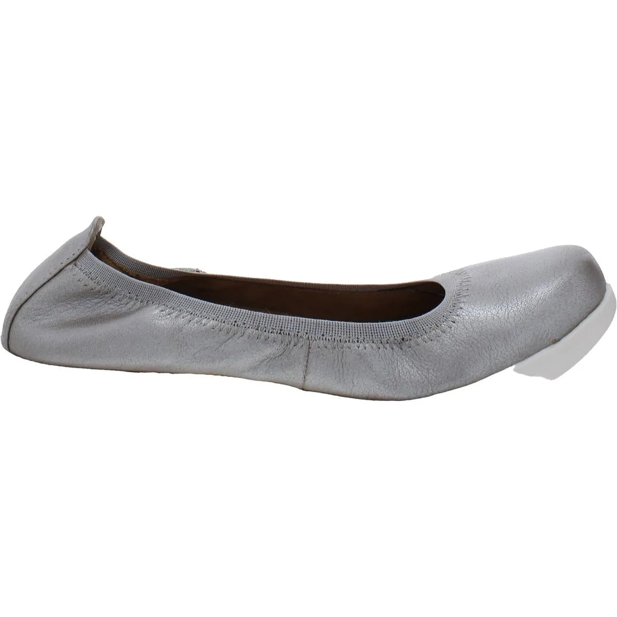 Comfortiva Womens Grace Leather Slip On Ballet Flats