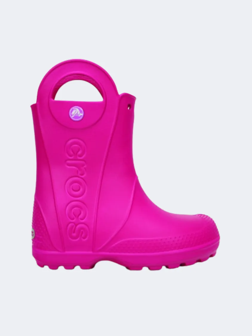 Crocs Handle It Rain Kids Lifestyle Boots Pink