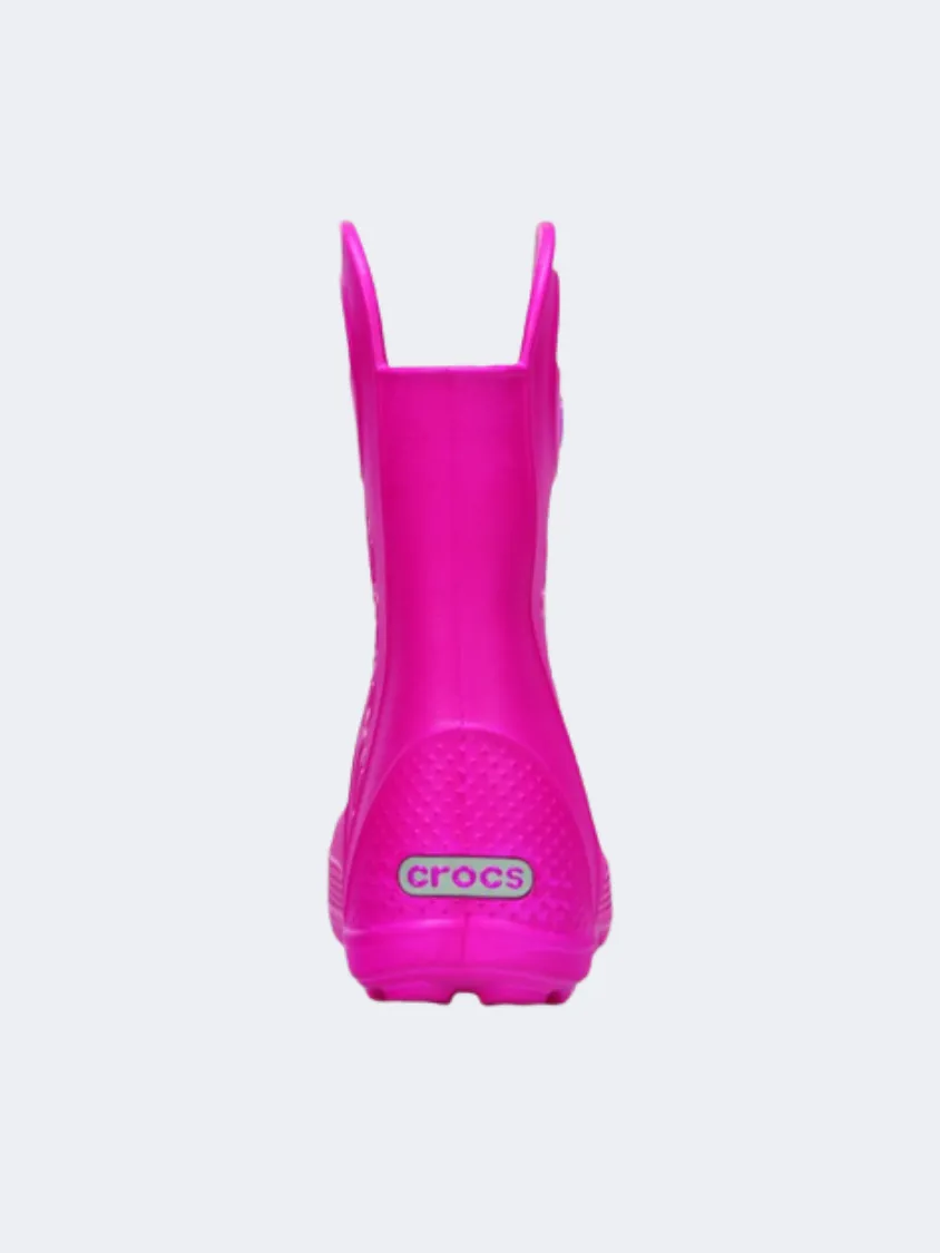 Crocs Handle It Rain Kids Lifestyle Boots Pink