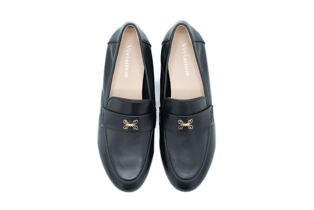 Ella Black Leather