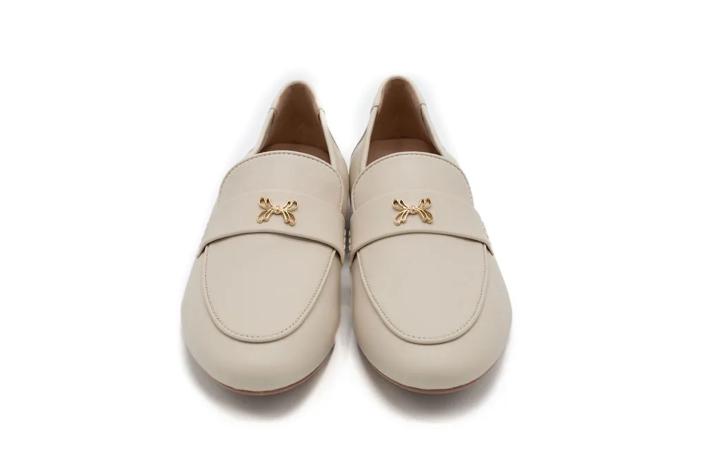 Ella Ivory Leather