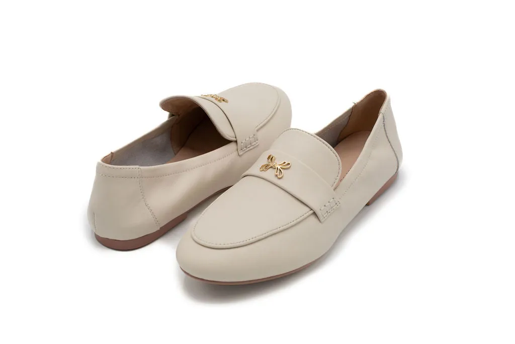 Ella Ivory Leather