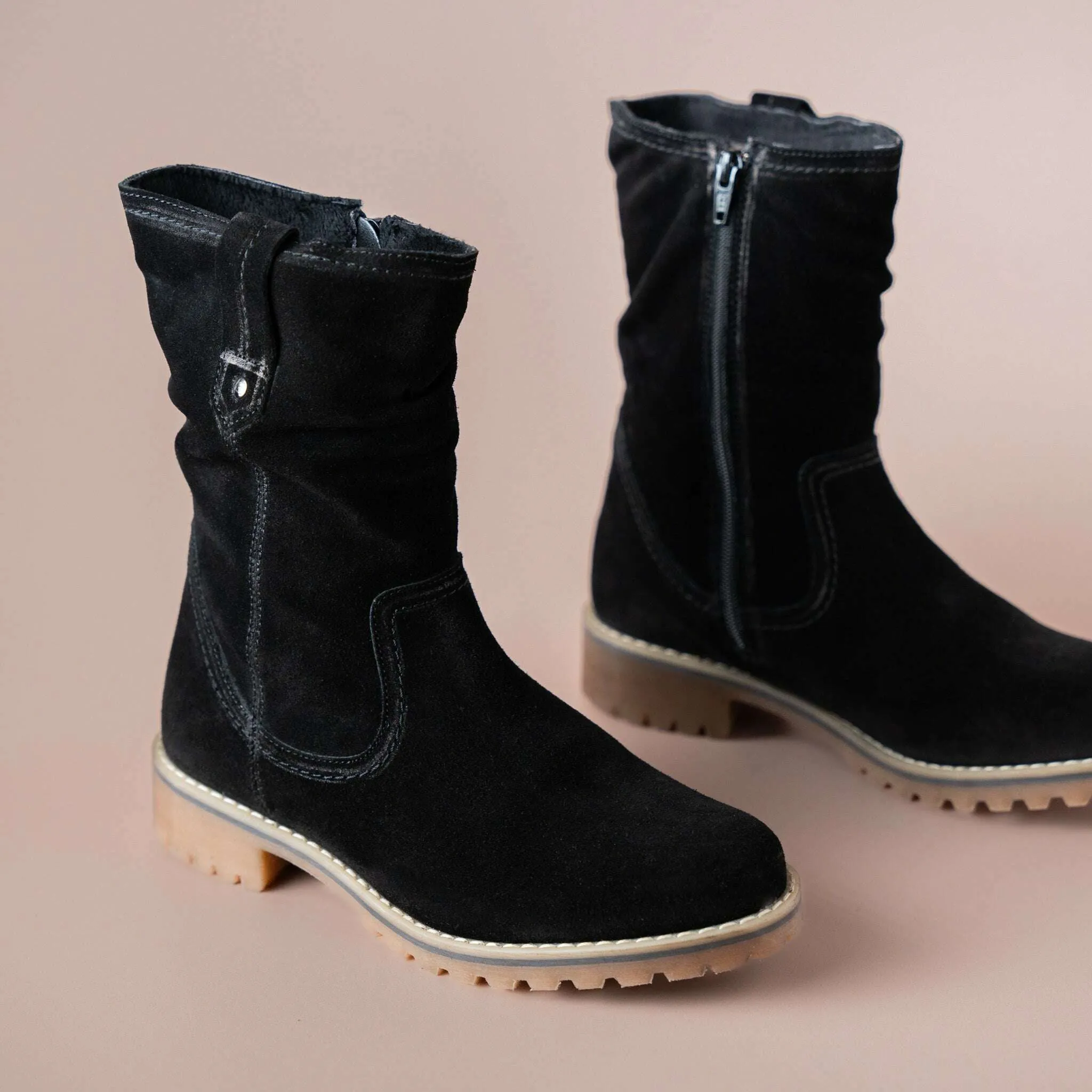 Eric Michael - Texas Waterproof Suede Lug Sole Boot