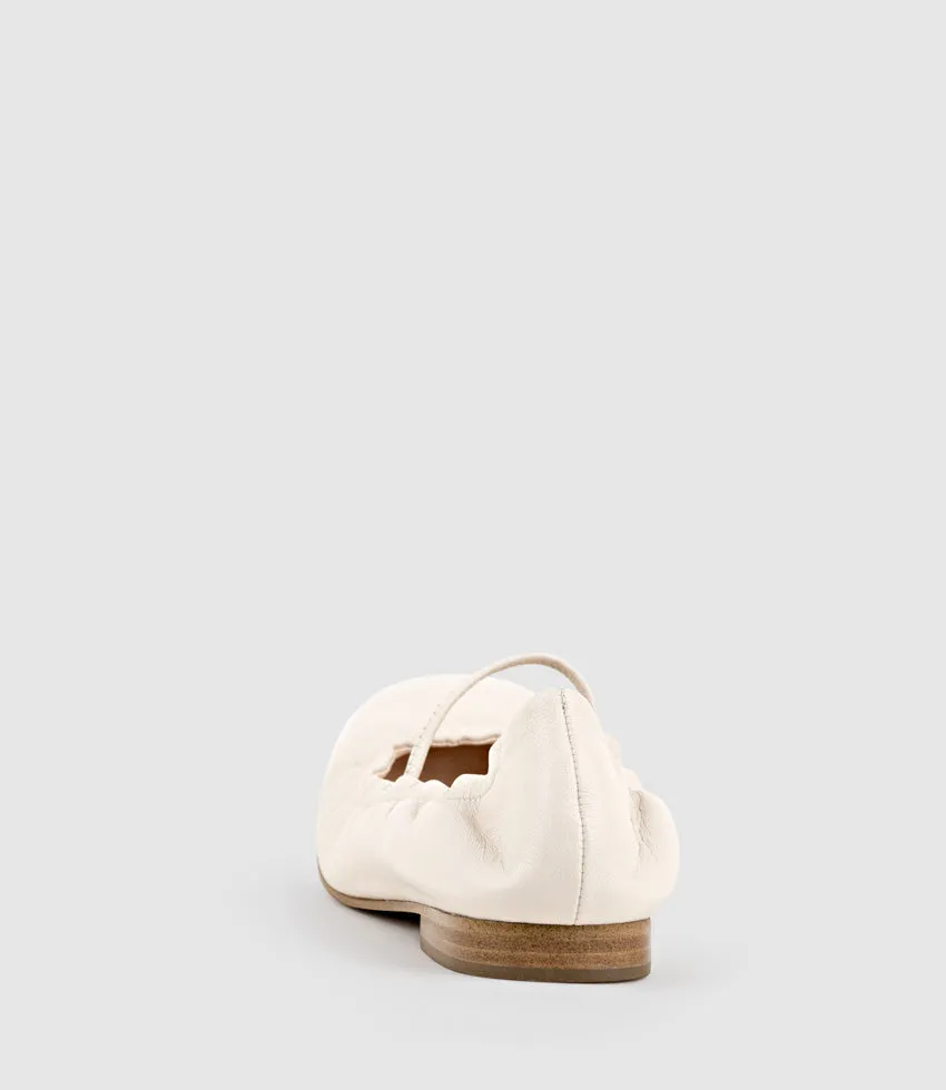FIRLA Ballet with Strap in Offwhite