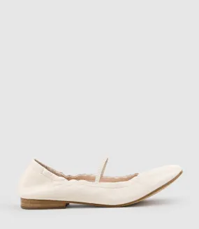 FIRLA Ballet with Strap in Offwhite