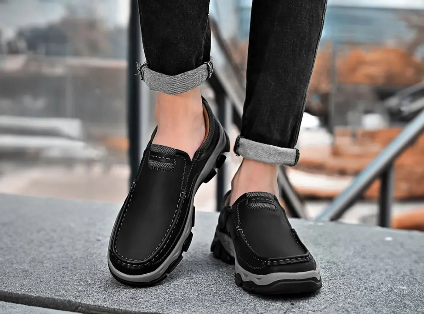 FitVille Men's Slip-On Loafers