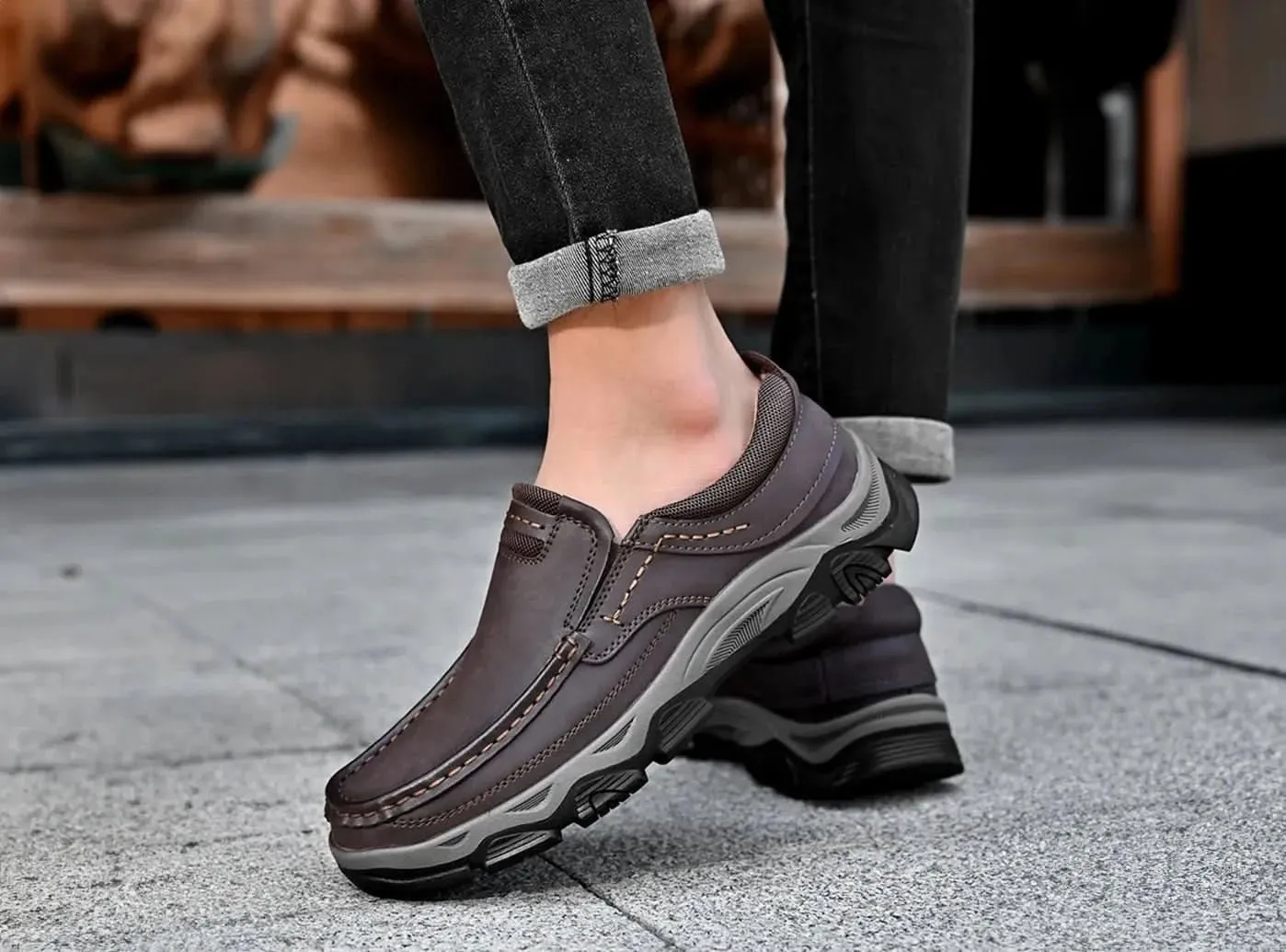 FitVille Men's Slip-On Loafers