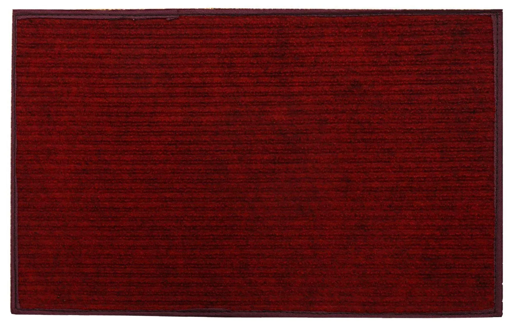Fun Homes Microfiber Anti Slip 3 Pieces Door Mat 14"x21" (Maroon, Fun0504)