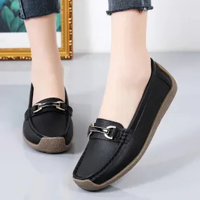 Genuine Leather Women's Loafers