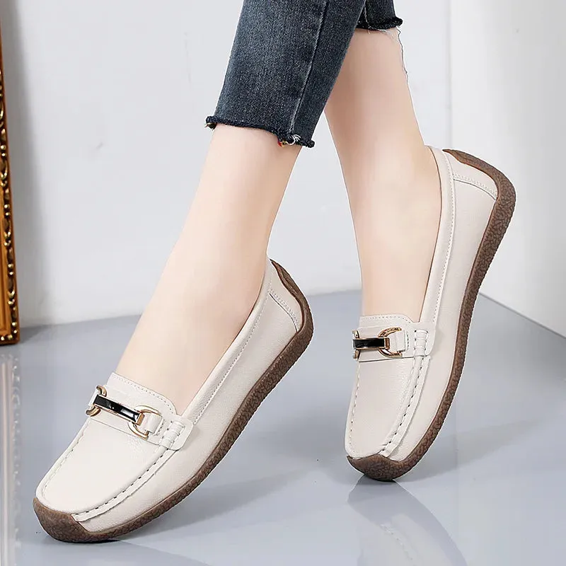 Genuine Leather Women's Loafers