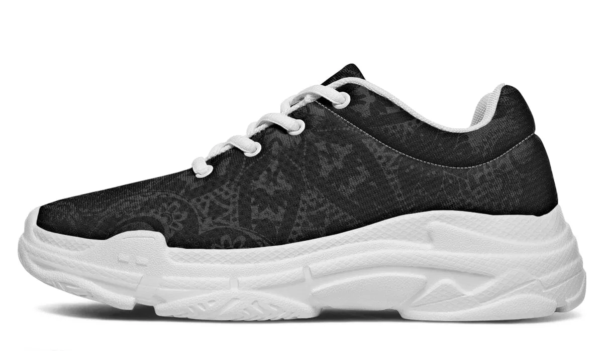 Ghost Mandala Chunky Shoes