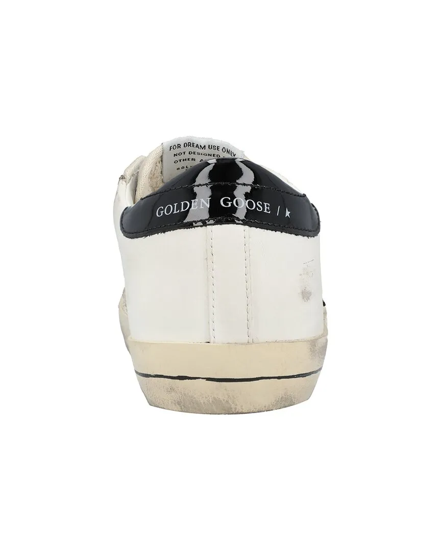 Golden Goose Superstar Leather-Trim Sneaker