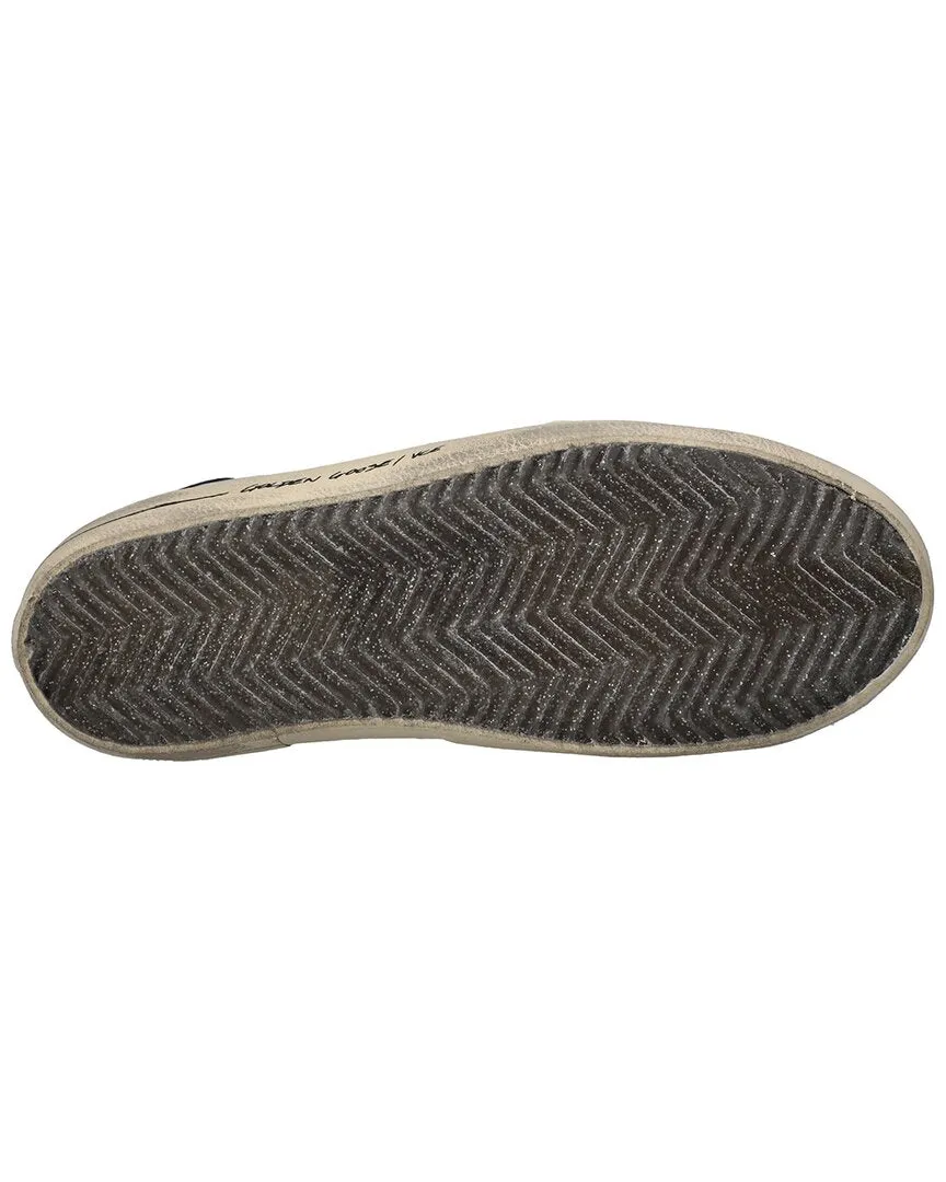 Golden Goose Superstar Leather-Trim Sneaker