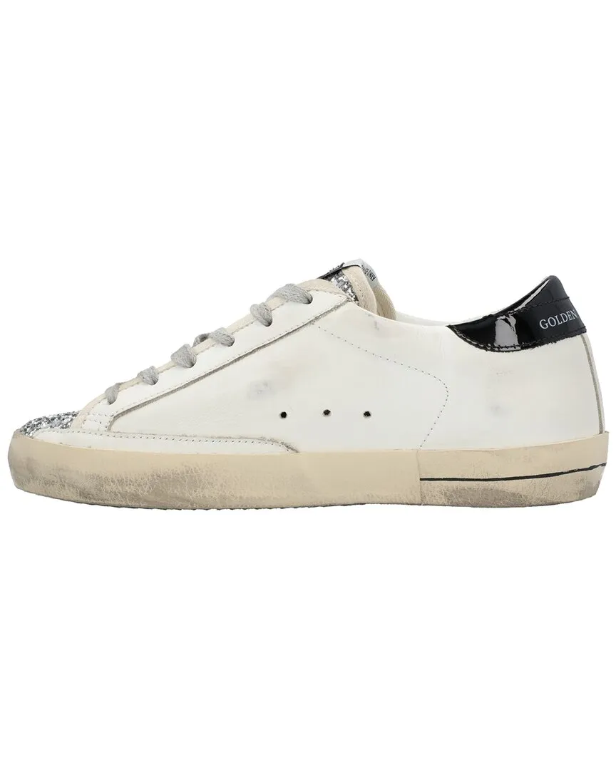 Golden Goose Superstar Leather-Trim Sneaker