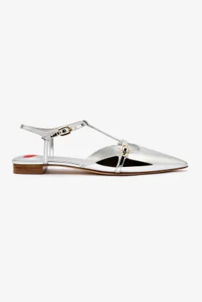 Grace Flat In Silver Specchio