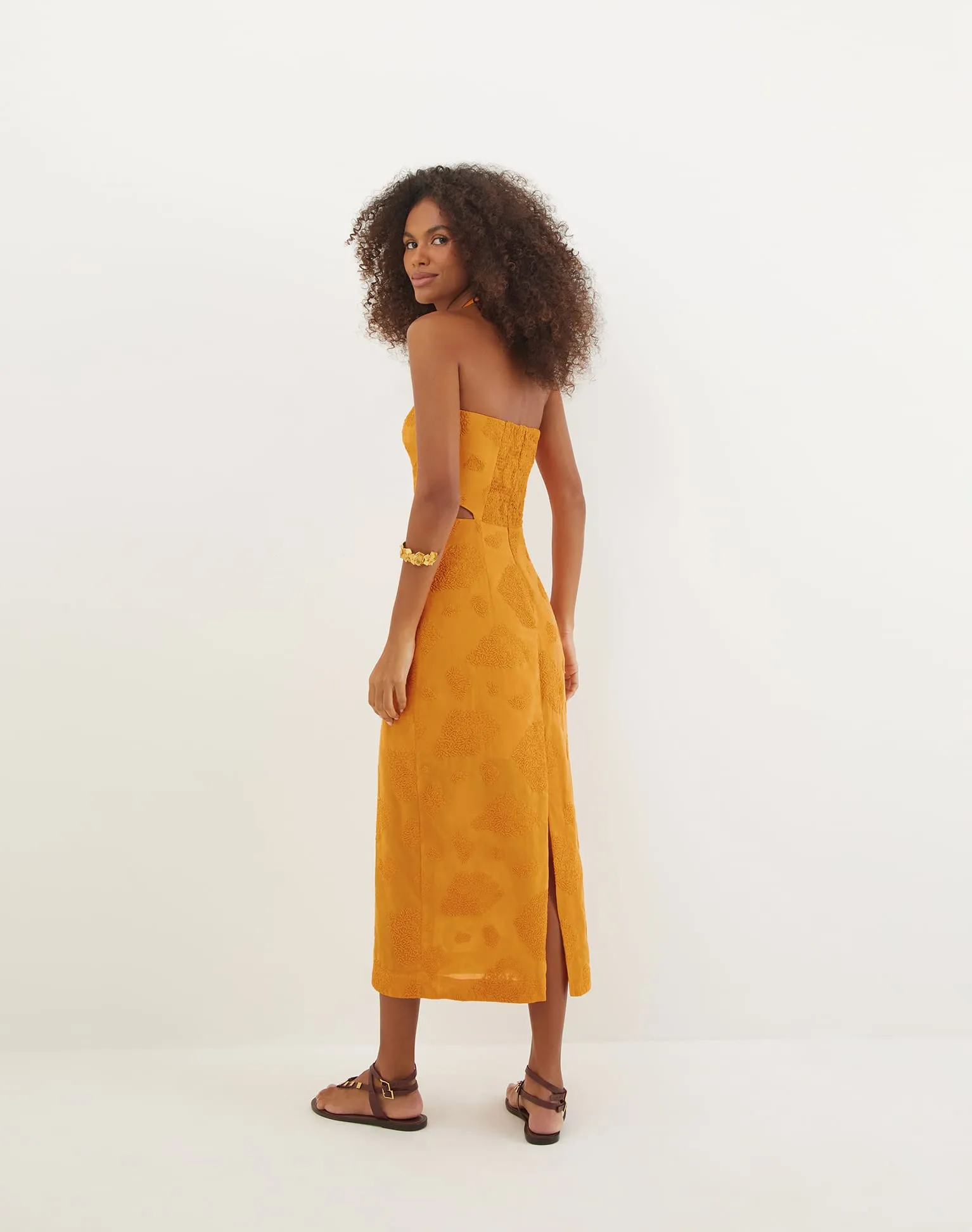 Jordana Midi Dress - Sunset