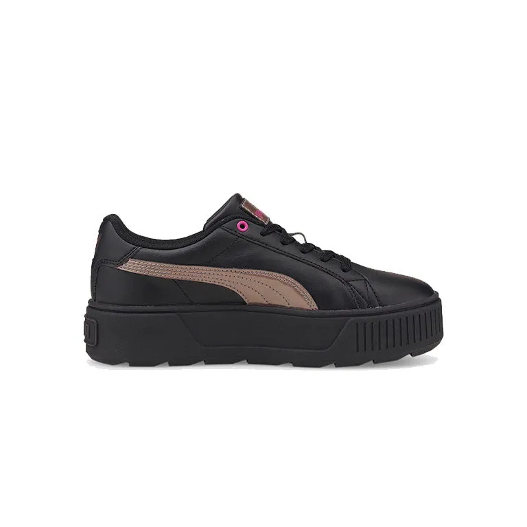 Karmen Shine Puma Black - Deep Orchid