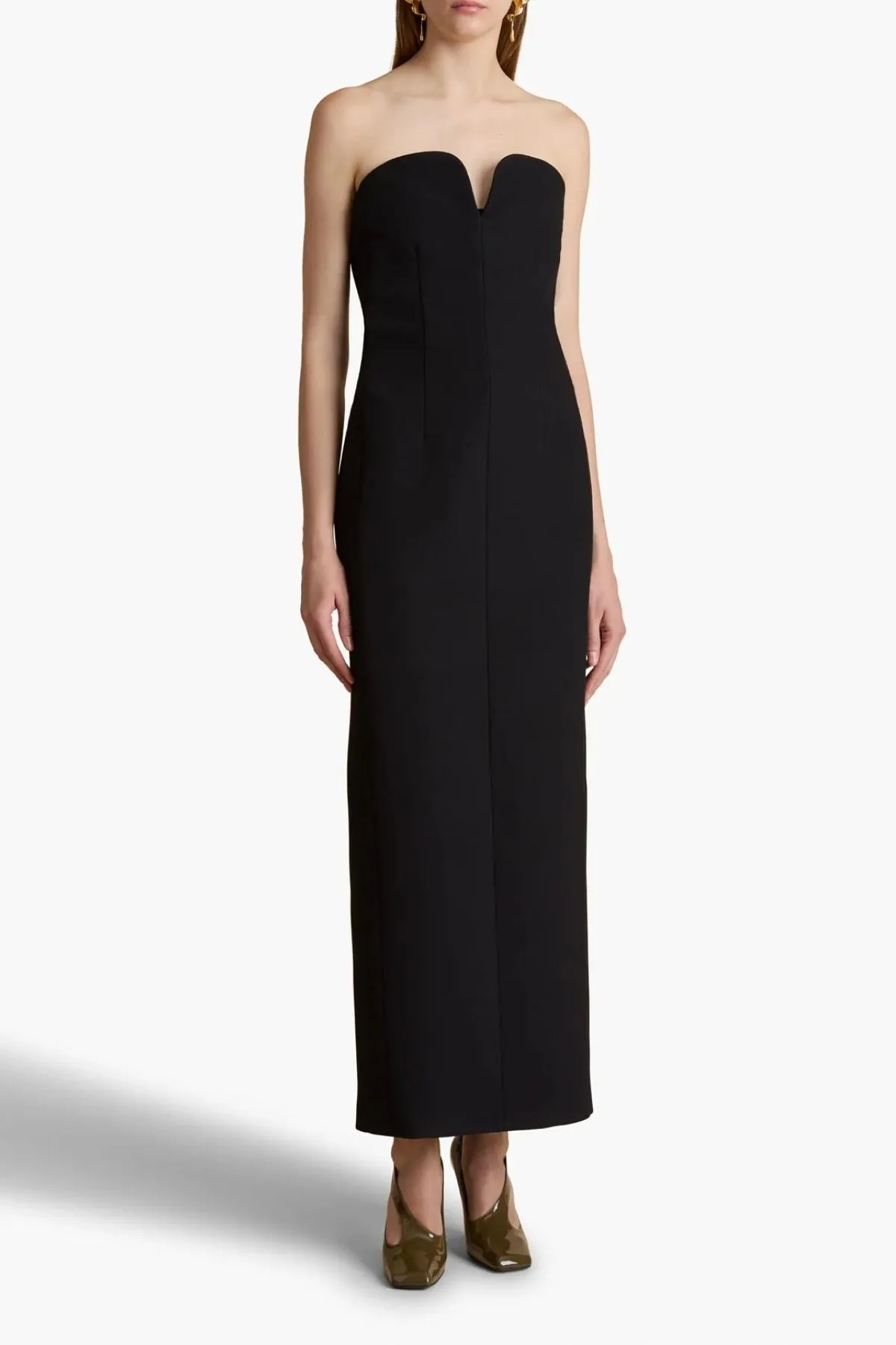 KHAITE Yao Dress - Black