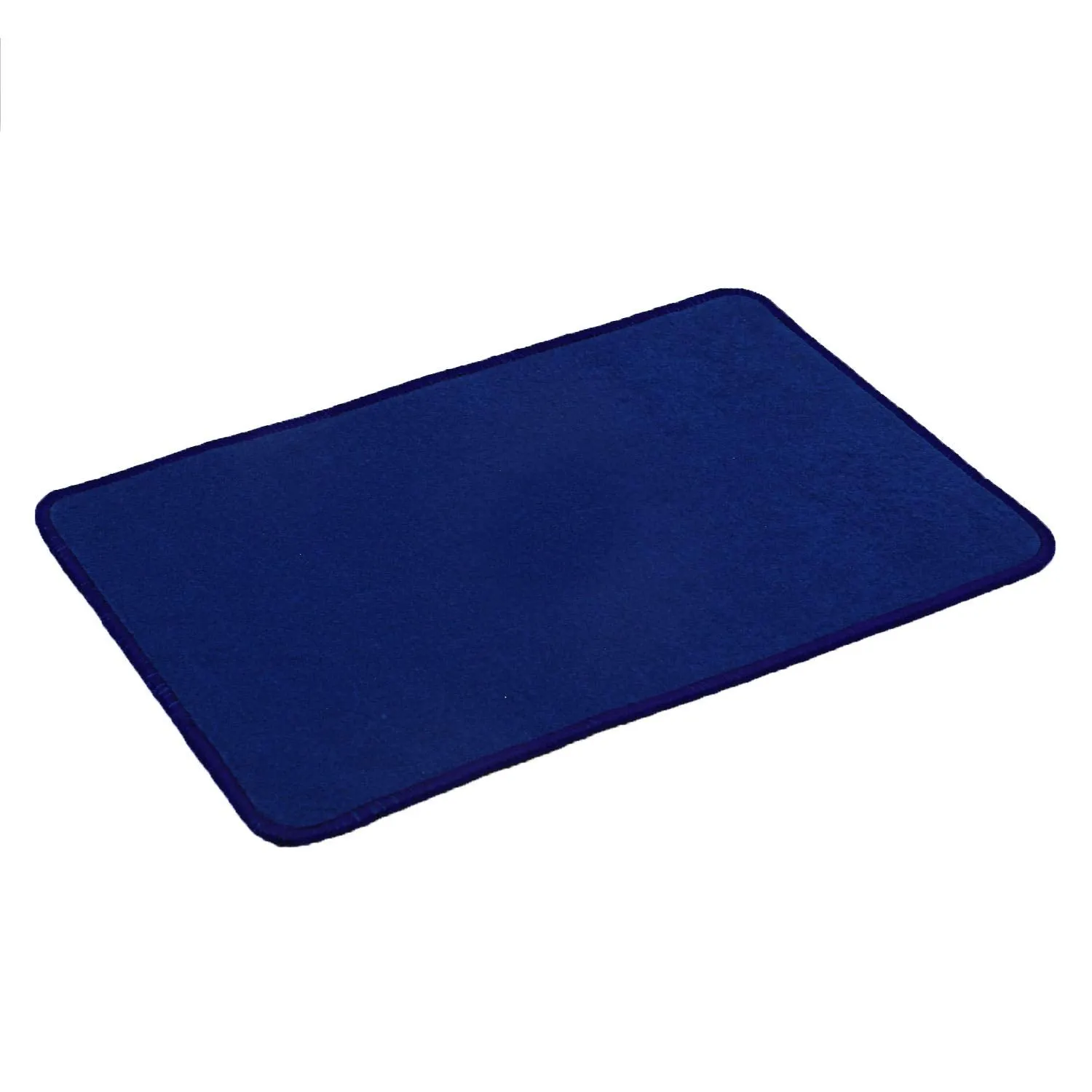 Kuber Industries Microfiber Anti Slip 3 Pieces Door Mat 22"x14", Sky Blue - CTKTC021926