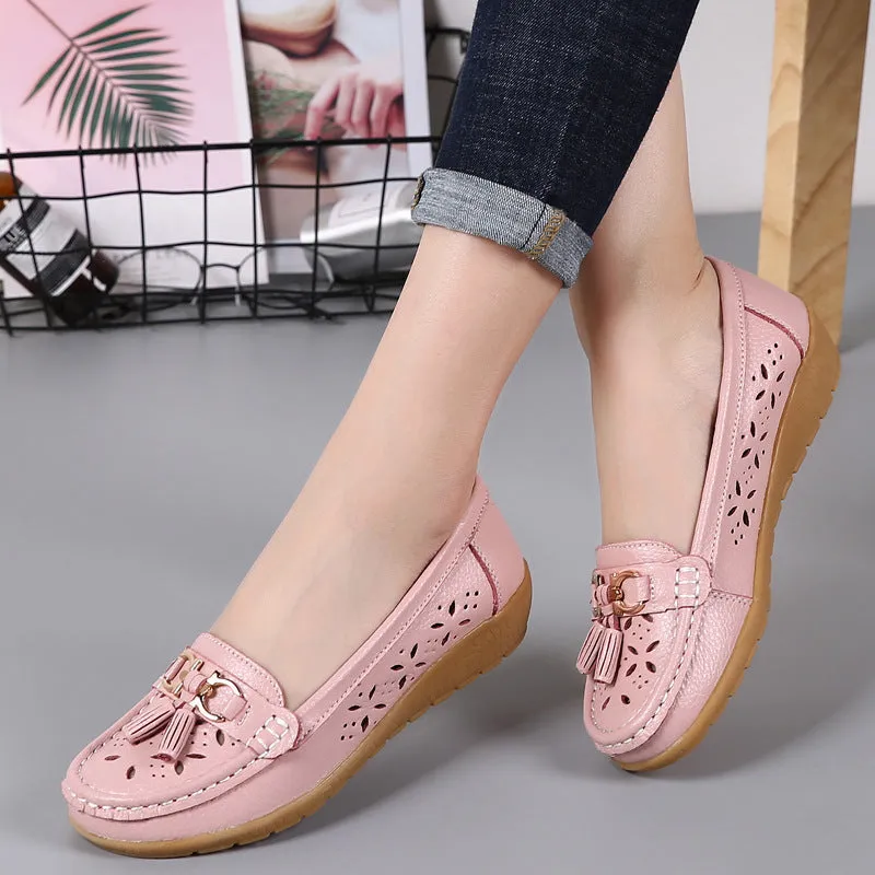 Loafers Middle-Aged and Elderly Slip-on Flats