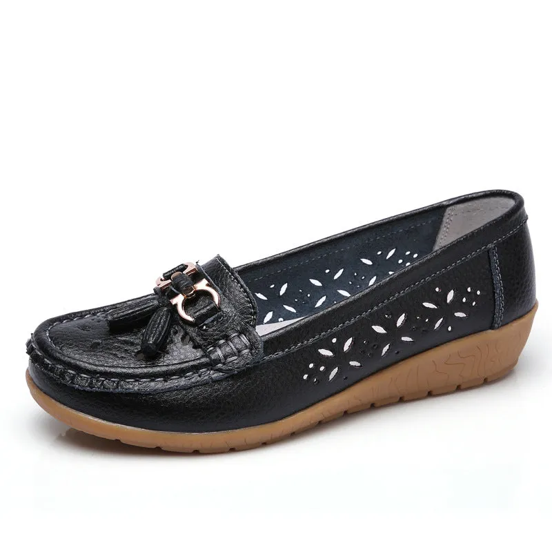 Loafers Middle-Aged and Elderly Slip-on Flats