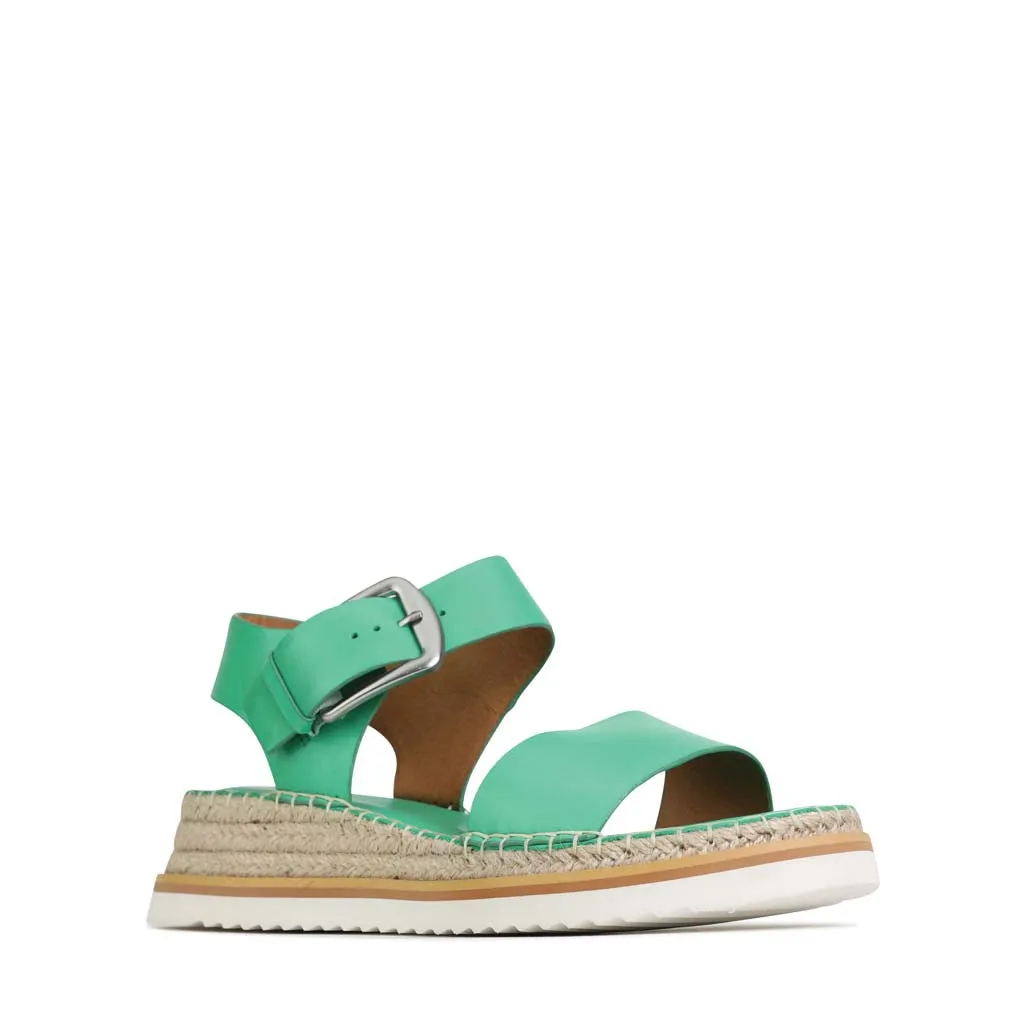 MARLI LEATHER ESPADRILLES SANDALS