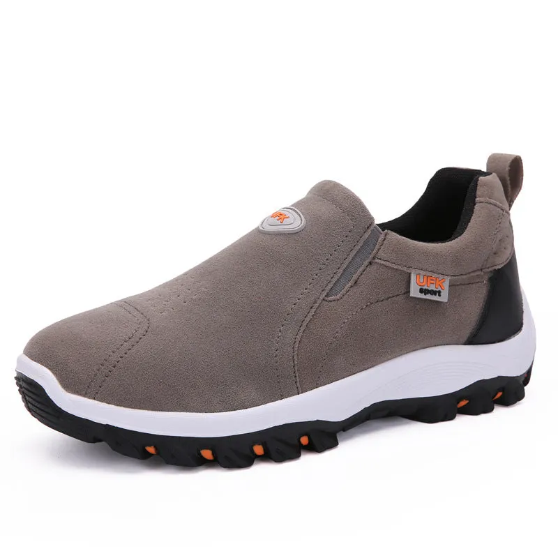 Men Flat Slip On Loafers Rubber Sneaker